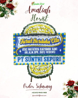 Papan Bunga Duka di Trirukun